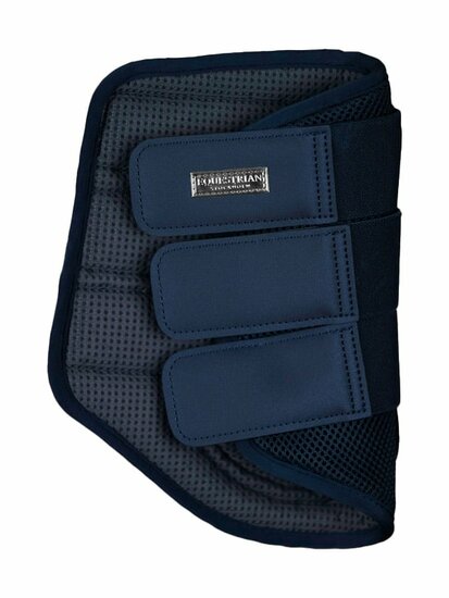 Equestrian Stockholm Mesh peesbeschermers  Midnight Blue blauw-zilver