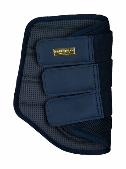 Equestrian Stockholm Mesh peesbeschermers Royal Classic blauw-goud