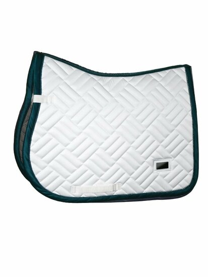 Equestrian Stockholm zadelpad Maze White - Dramatic Monday groen JUMP