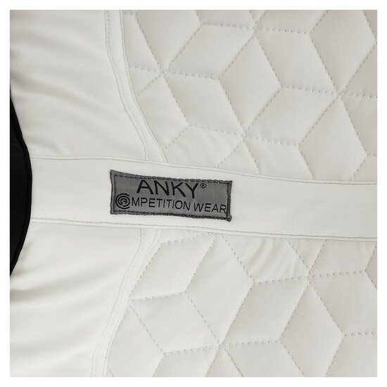 Anky zadelpad Nylon Consensus wit/zwart full