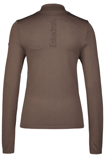 Eskadron Zip-Shirt SEAMLESS Classic Sports Smoke Taupe &#039;24