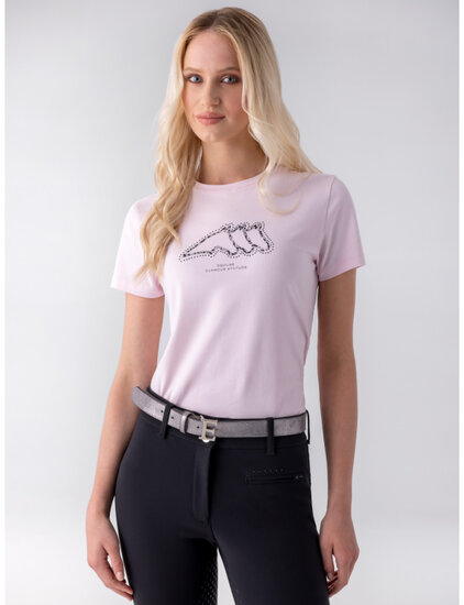 Equiline T-shirt GIULIG Roze