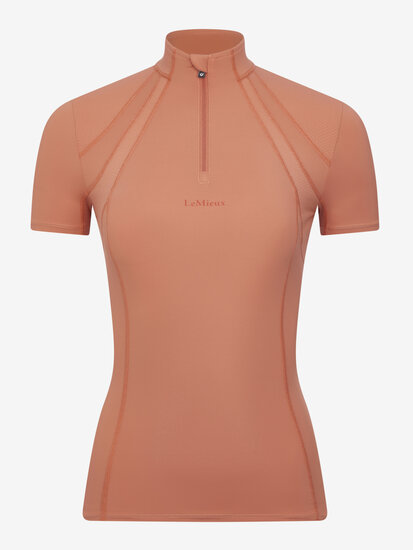 Le Mieux Mia baselayer met korte mouw Apricot