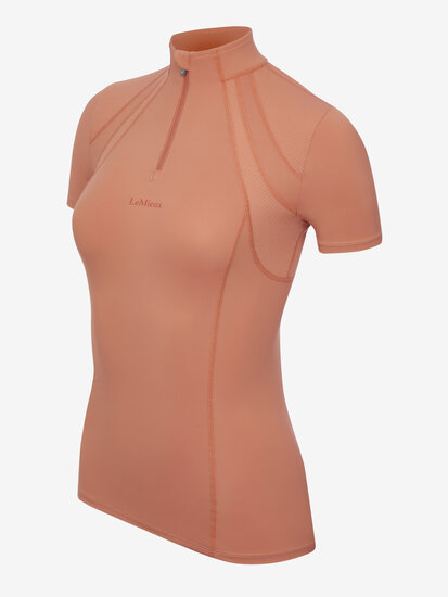 Le Mieux Mia baselayer met korte mouw Apricot