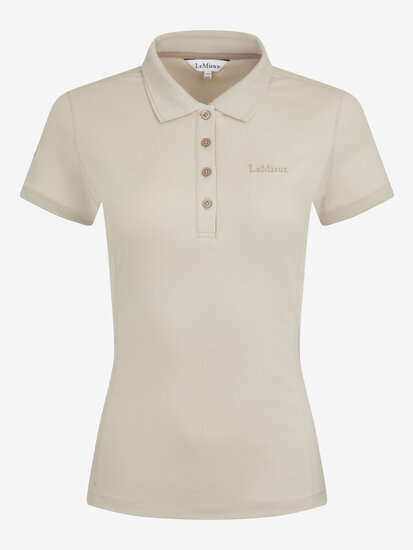 Le Mieux Polo shirt korte mouw Stone