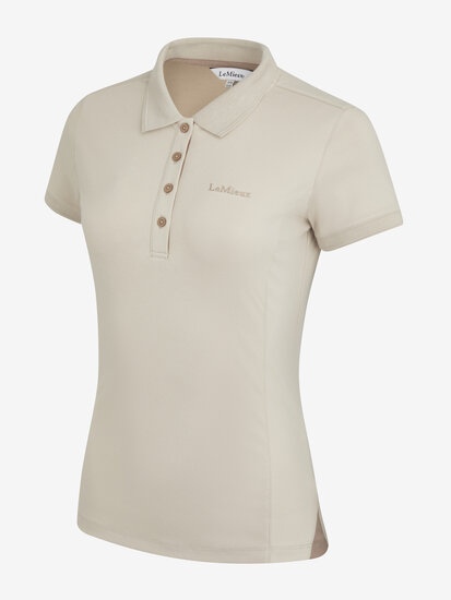 Le Mieux Polo shirt korte mouw Stone