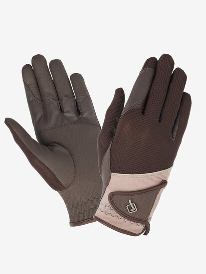 Le Mieux Pro Mesh handschoen Brown/Fern