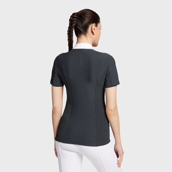 Samshield shirt Ellen korte mouw SS24 Anthracite texturized