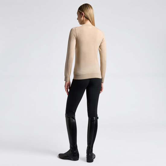 Cavalleria Toscana Merinos Crew Neck Sweater Beige