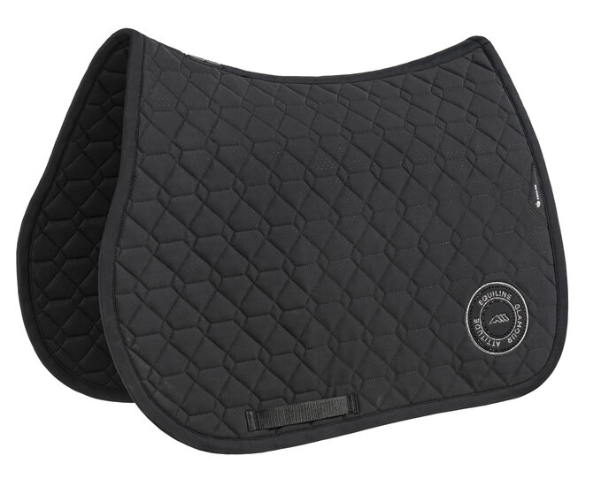 Equiline zadeldekje dressuur Grasmig DIAMOND TECH Zwart