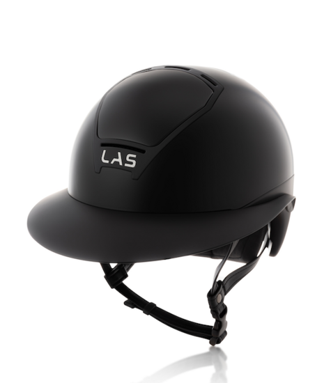 LAS Cap Opera Lady Visor Matt Black met trim Matt Black