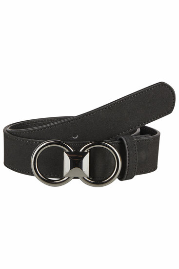 Pikeur Riem Sports 7827  Zwart met 3 verwisselbare gespen