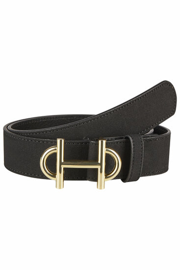 Pikeur Riem Sports 7827  Zwart met 3 verwisselbare gespen