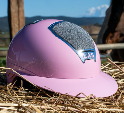LAS Cap Opera Lady Visor  CRYSTAL - PINK/CROMO/CRYSTAL