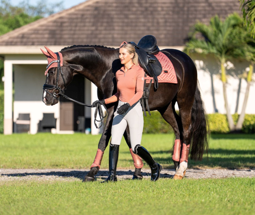 Equestrian Stockholm Mesh peesbeschermers  Coral