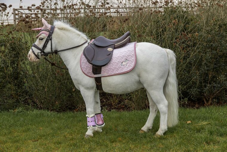 Kentucky zadelpad  mini Shetty Sammy eenhoorn met glitter rand
