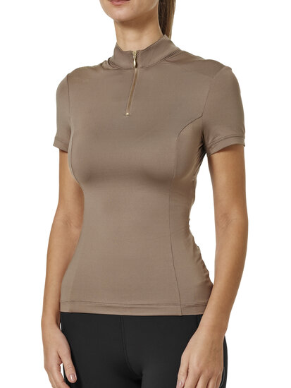 Equestrian Stockholm UV Protection top Korte mouw Champagne