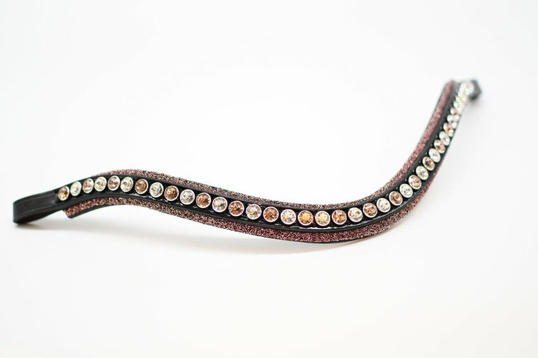 Mon&egrave;re frontriem classic XL FABRIC Vintage Rose&nbsp;&amp; Crystal