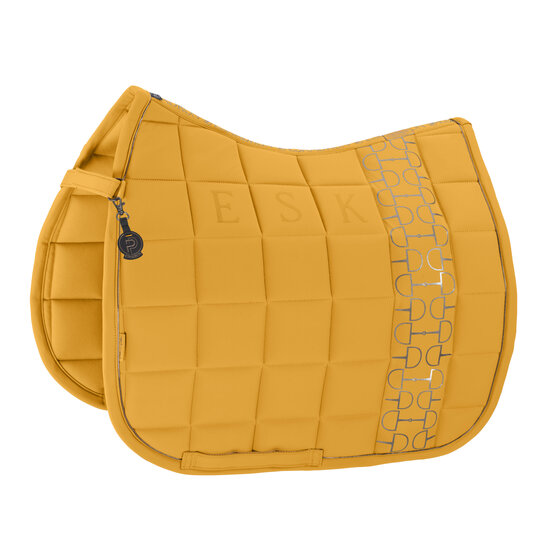 Eskadron zadeldek dressuur Big Square Softshell Platinum &#039;25 Golden Yellow Full