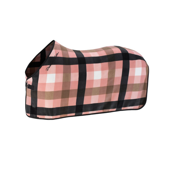 Eskadron platinum &#039;25 deken Sweat Rug FLEECE CHECK soft rouge-white-black-smoky taupe