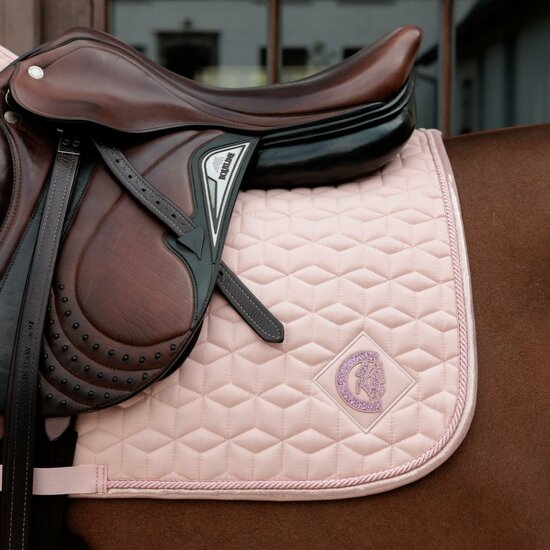 Kentucky Zadeldekje Sprankelend JUMP Oud Roze Full