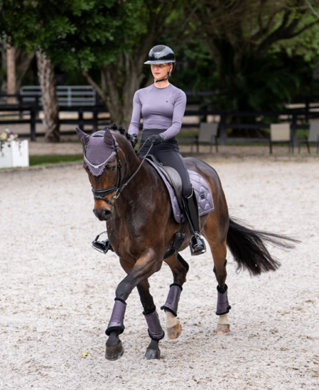Equestrian Stockholm - CLASSIC - oornetje Dark Violet 