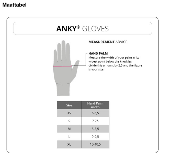 ANKY Technical handschoenen Zwart 