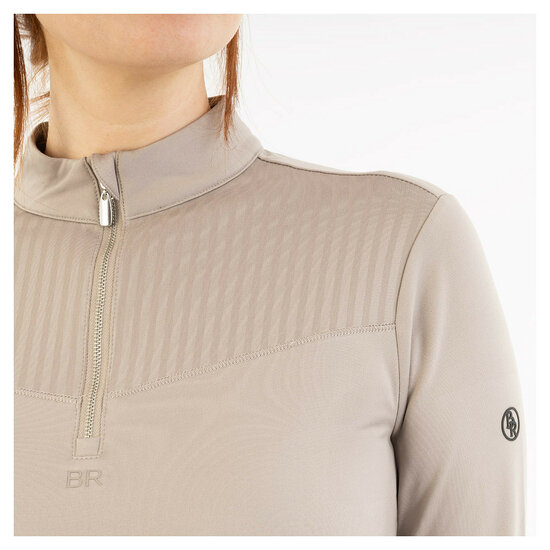 BR half zip-up pullover Jara Moon Rock
