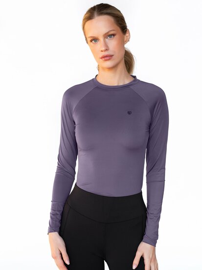 Equestrian Stockholm top Lange mouw Dark Violet 