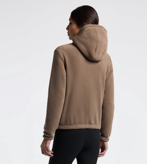 Cavalleria Toscana Fleece zip hoodie -vest  Walnut