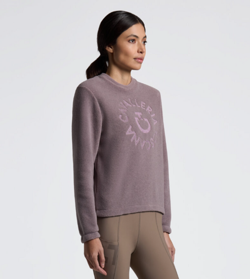 Cavalleria Toscana  fleece crew neck trui ROSA