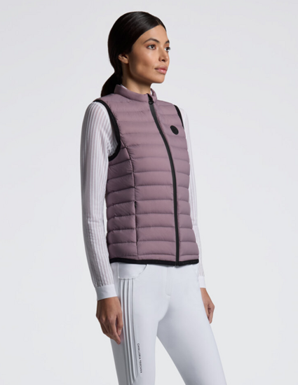 Cavalleria toscana Lightweight puffer Bodywarmer Grape Shake