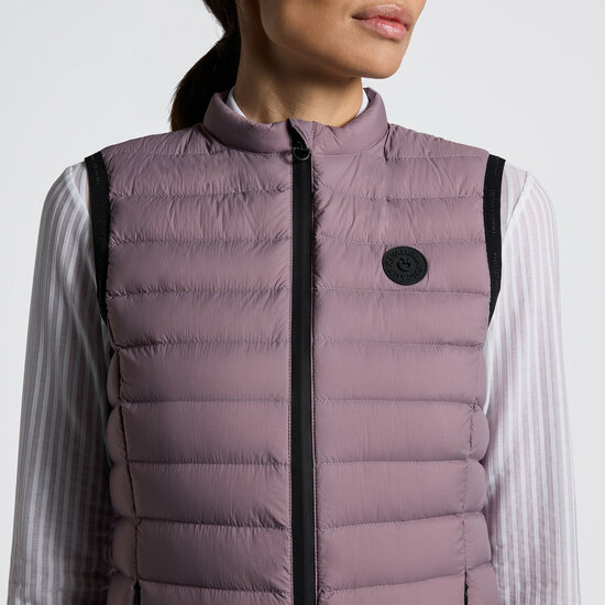 Cavalleria toscana Lightweight puffer Bodywarmer Grape Shake