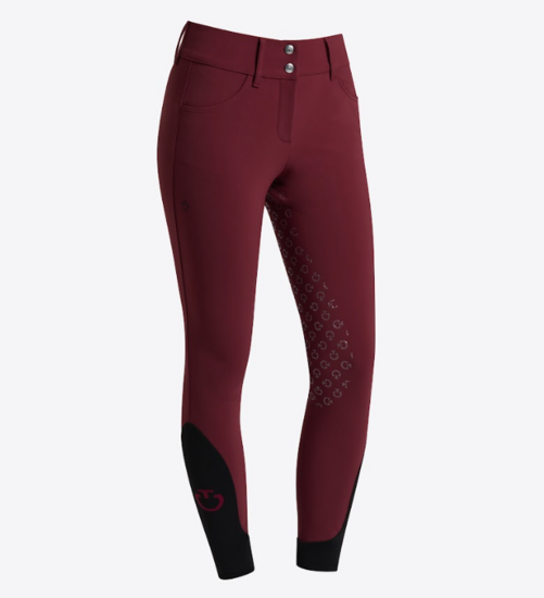 Cavalleria Toscana American Rijbroek Full Grip Bordeaux