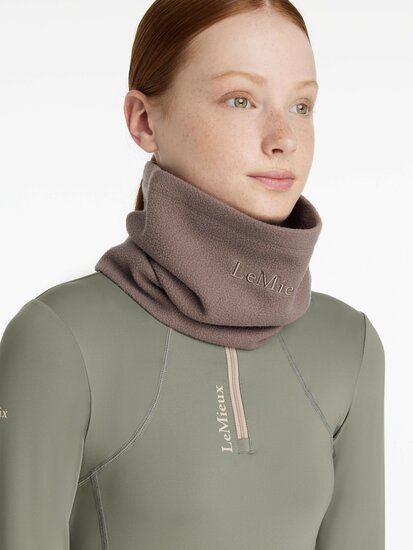 Le Mieux Fleece Snood Walnut AW25