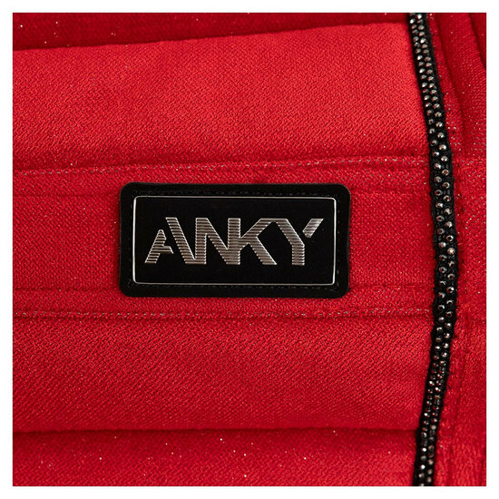 Anky zadelpad dressuur velvet Equestrian Red Full