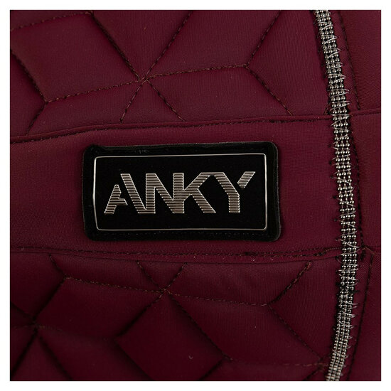 Anky zadelpad dressuur Nylon Windsor Wine Full