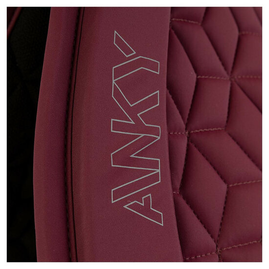Anky zadelpad dressuur Nylon Windsor Wine Full