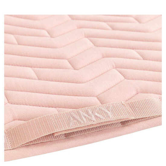Anky zadelpad dressuur Suede Bridal Rose Full