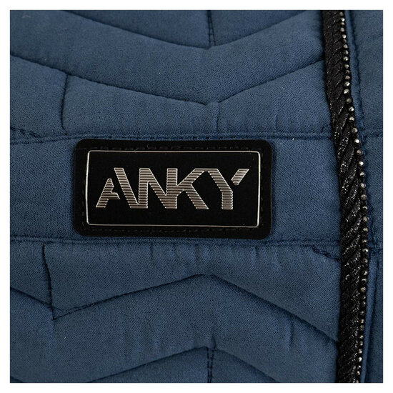 Anky zadelpad dressuur Suede Insignia Blue Full