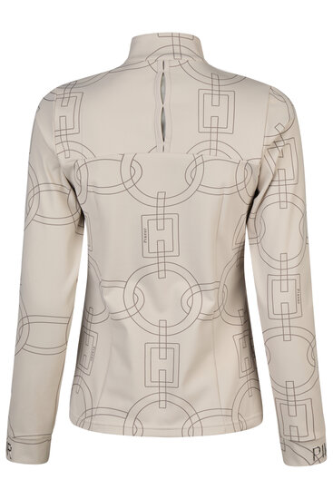 Pikeur Zip shirt 8284 pale grey