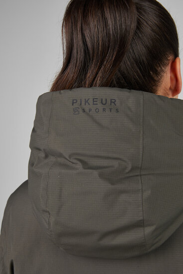 Pikeur lange regenjas 8022 deep khaki