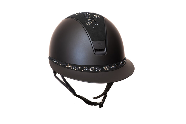 Samshield Miss Shield Cap 2.0 Shadow Matt Blue met Flower Swarovski Jewelry P.14