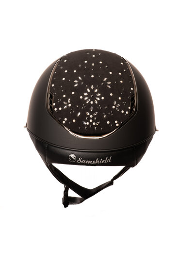 Samshield Miss Shield Cap 2.0 Shadow Matt Black met Pearl Drops P.15