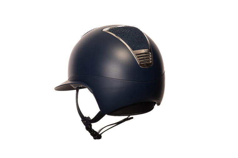 LAS Helmets Cap Opera Lady Visor Matt Navy met Cascata Navy en trim silver