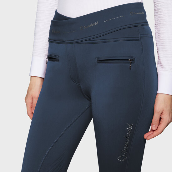 Samshield rijbroek winter Alpha Full Grip  Navy 