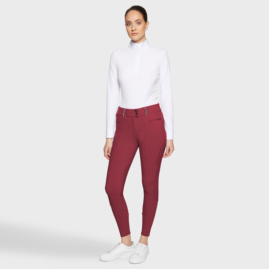 Samshield rijbroek CLARA  premium full grip Raspberry