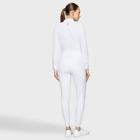 Samshield rijbroek CLARANOVA White