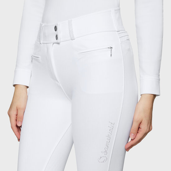 Samshield rijbroek CLARANOVA White