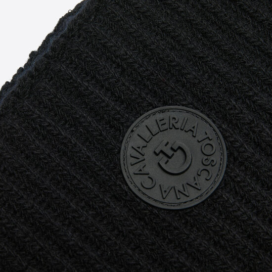 Cavalleria Toscana Lambswool Nek Warmer Zwart